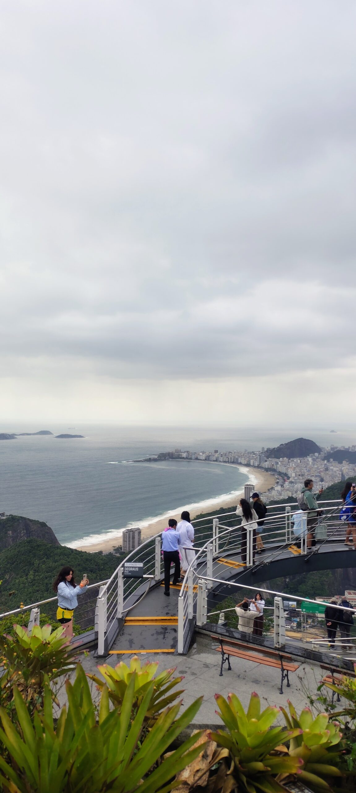 Beach mountain and city in Rio de Janeiro
